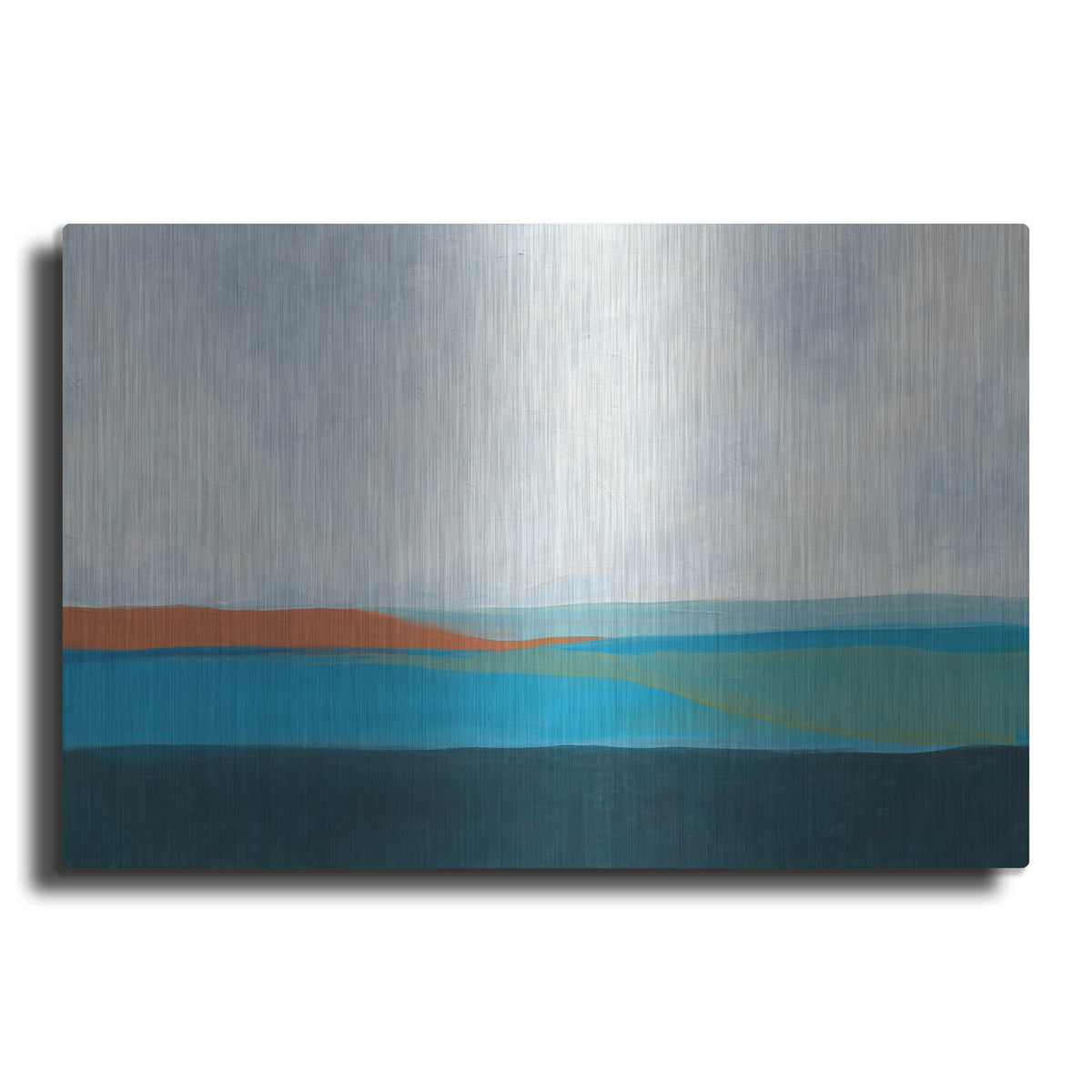 'Layered Earth 2' by Jan Weiss – Metal Wall Art