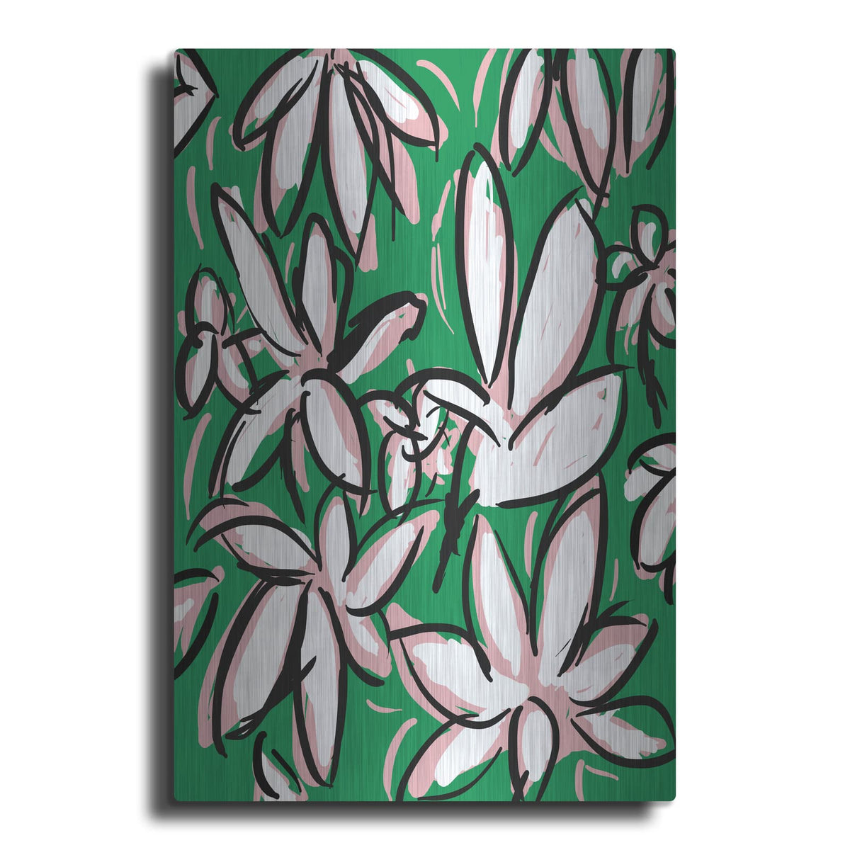 'Wild Garden One' by Jan Weiss – Metal Wall Art