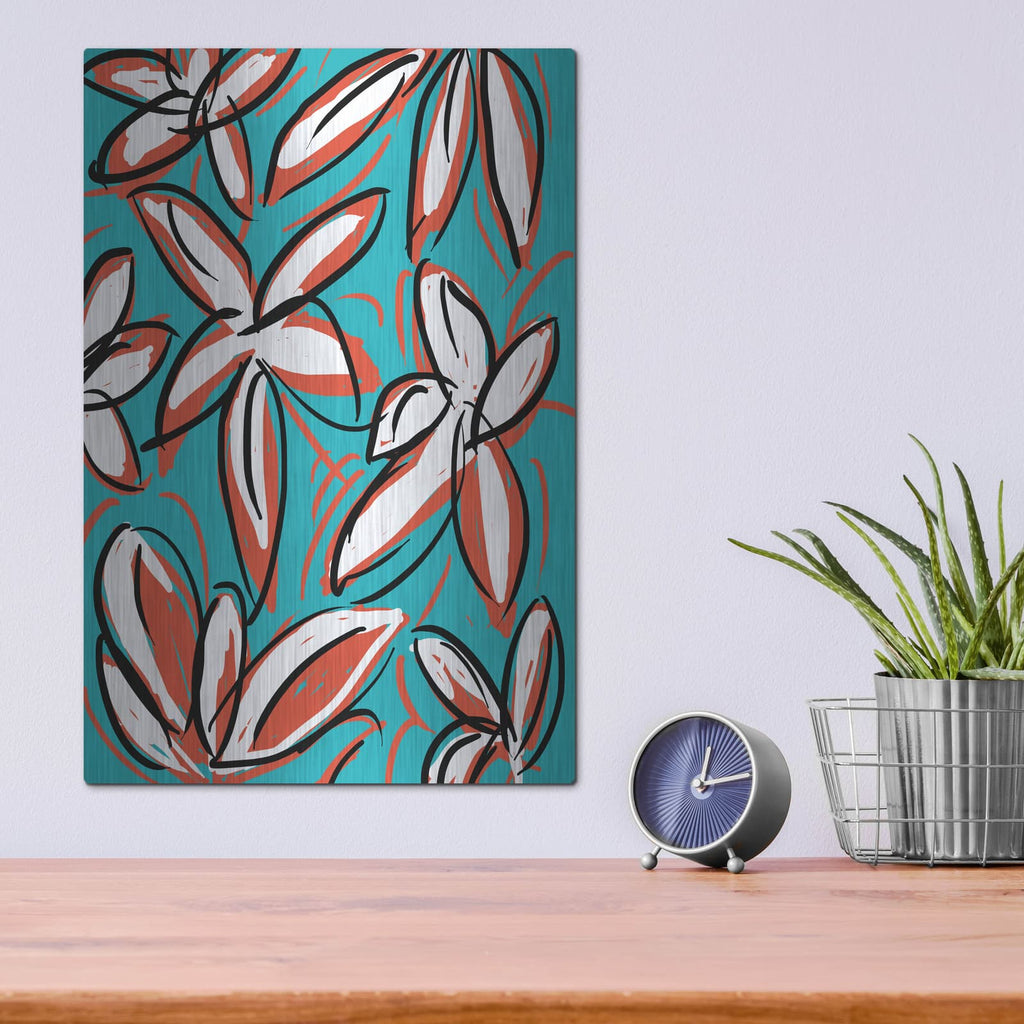 'Wild Garden Two' by Jan Weiss – Metal Wall Art, 12x16 room view
