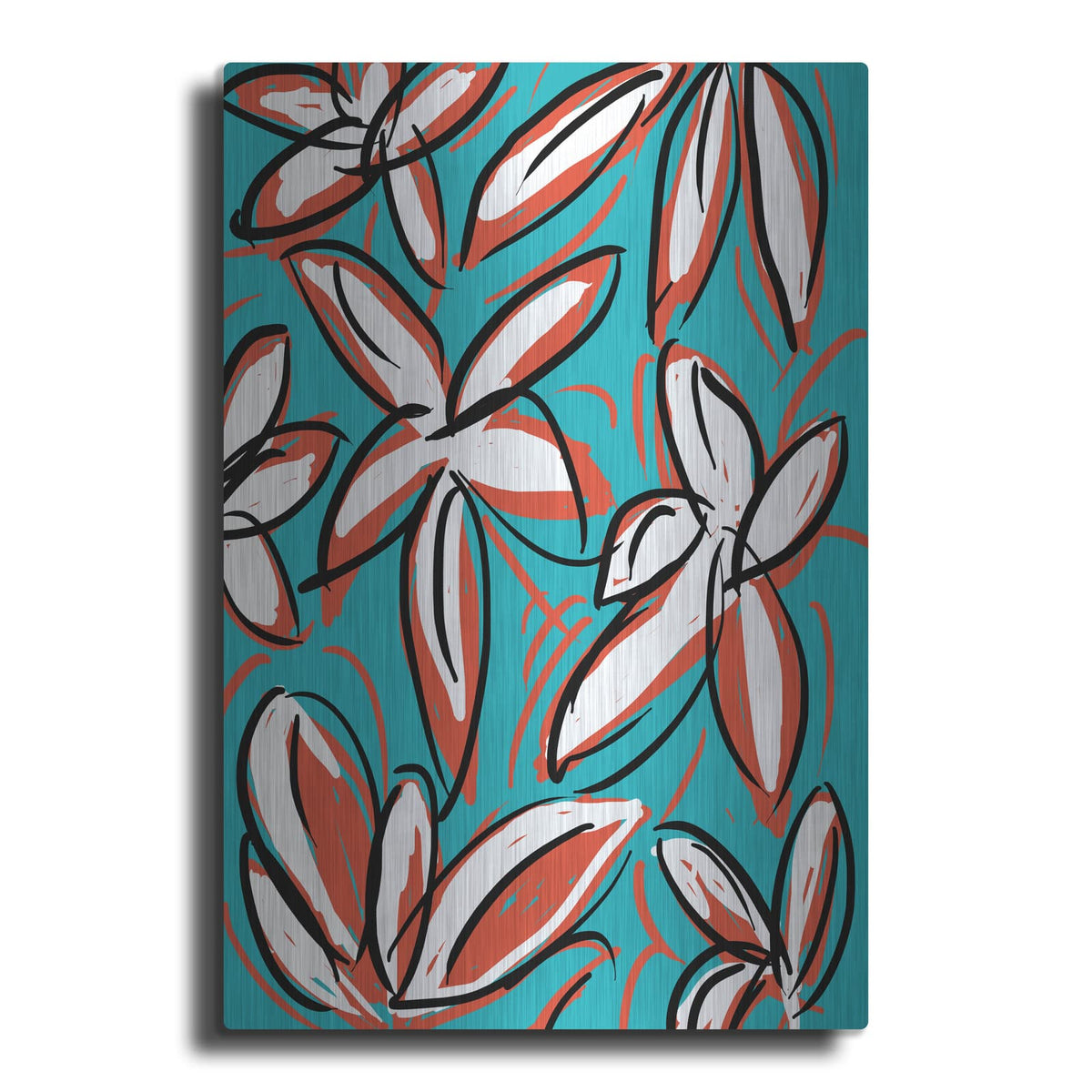 'Wild Garden Two' by Jan Weiss – Metal Wall Art