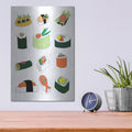 'Sushi Set' by Jan Weiss – Metal Wall Art, 12x16 room view