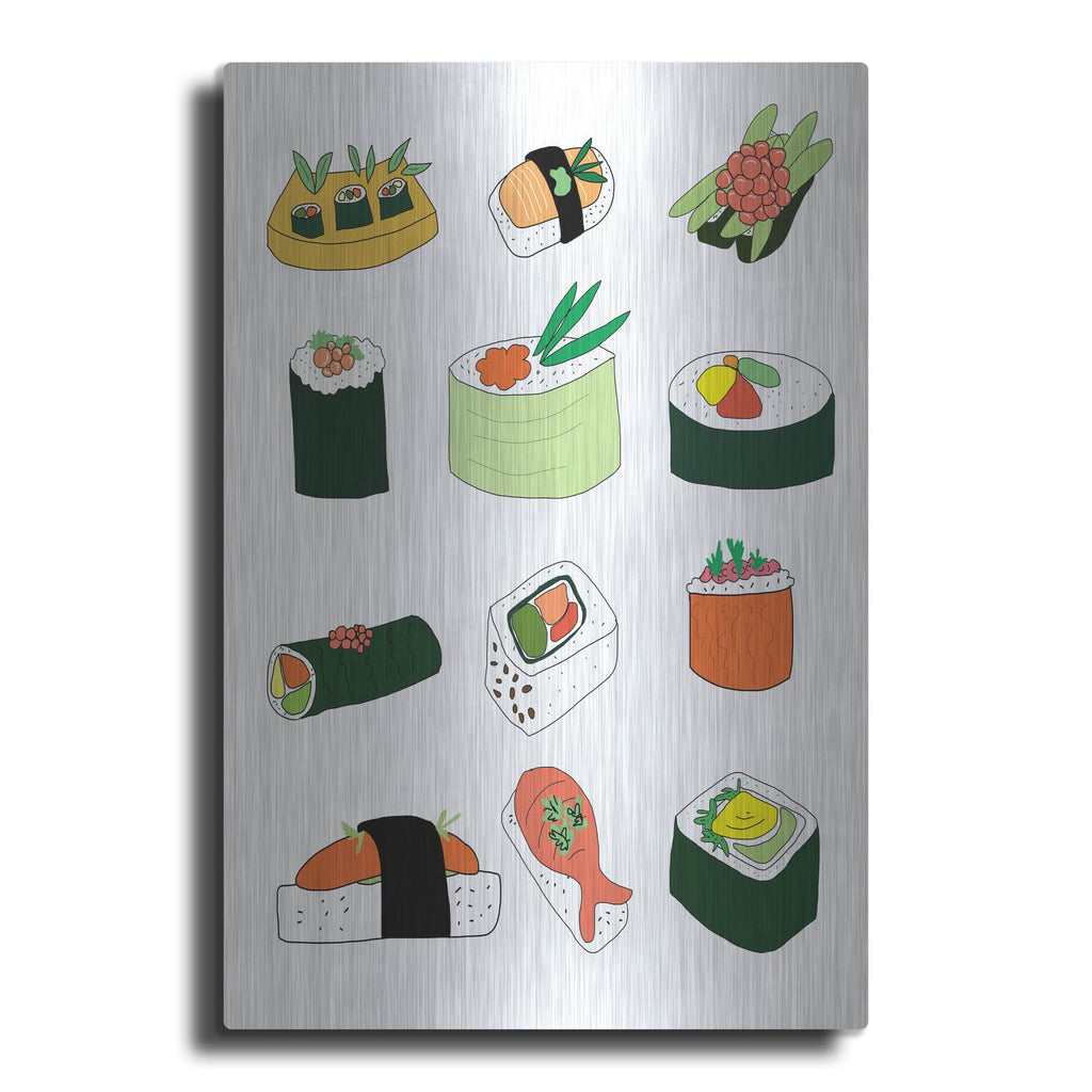 'Sushi Set' by Jan Weiss – Metal Wall Art