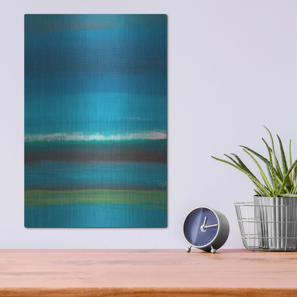 'Night Coast One' by Jan Weiss – Metal Wall Art, 12x16 room view