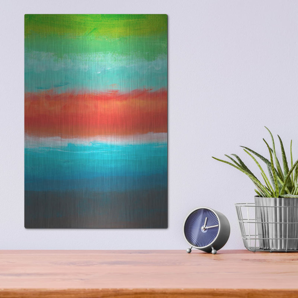 'Night Coast Three' by Jan Weiss – Metal Wall Art, 12x16 room view