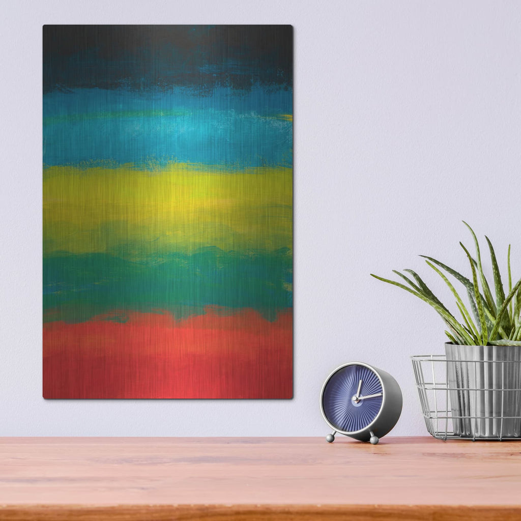 'Night Coast Two' by Jan Weiss – Metal Wall Art, 12x16 room view