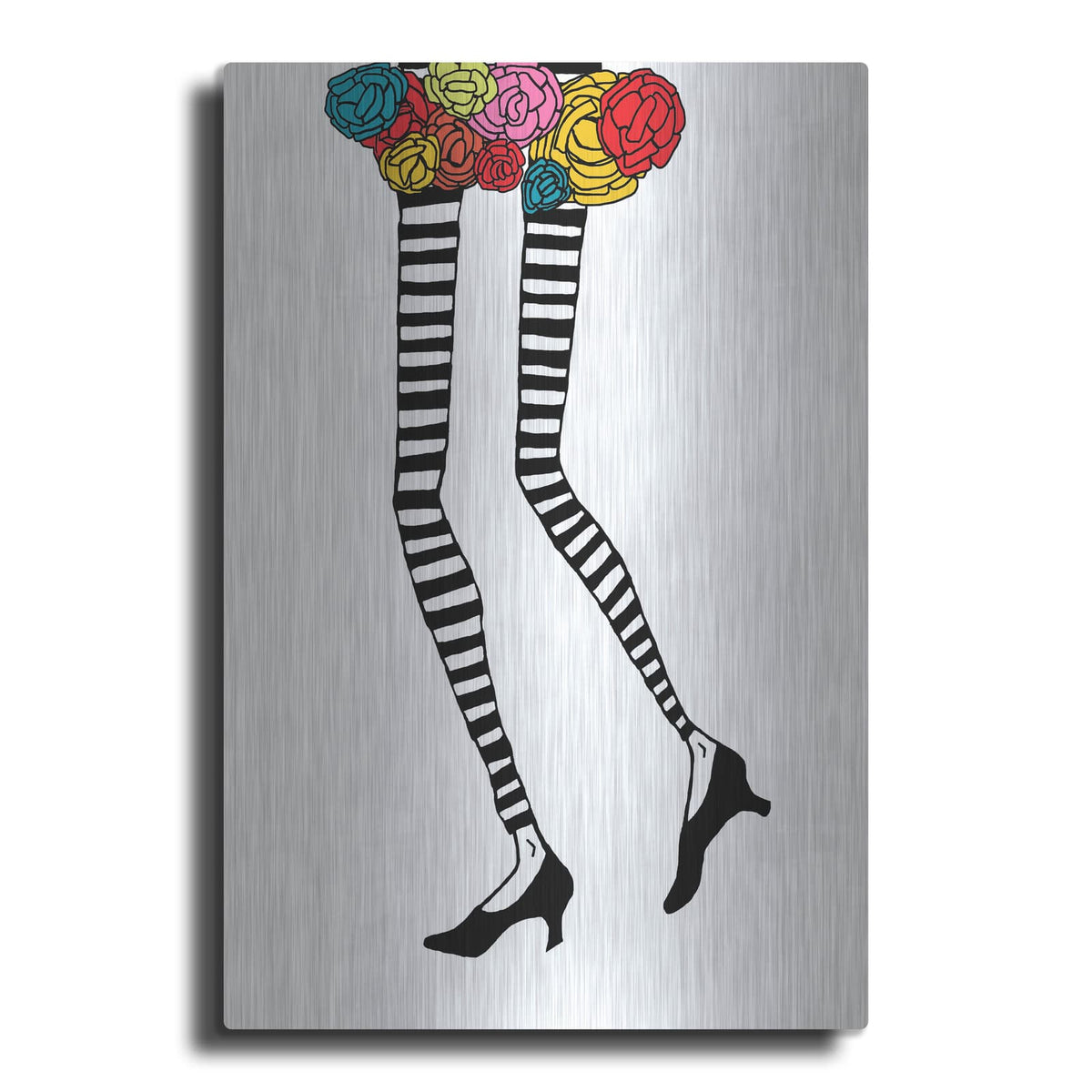 'Skinny Legs 1' by Jan Weiss – Metal Wall Art