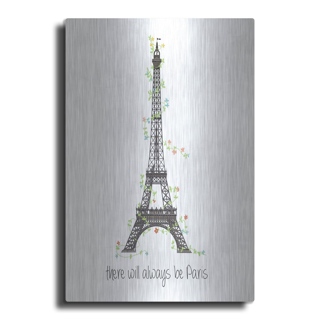 'There Will Always Be Paris' by Jan Weiss – Metal Wall Art