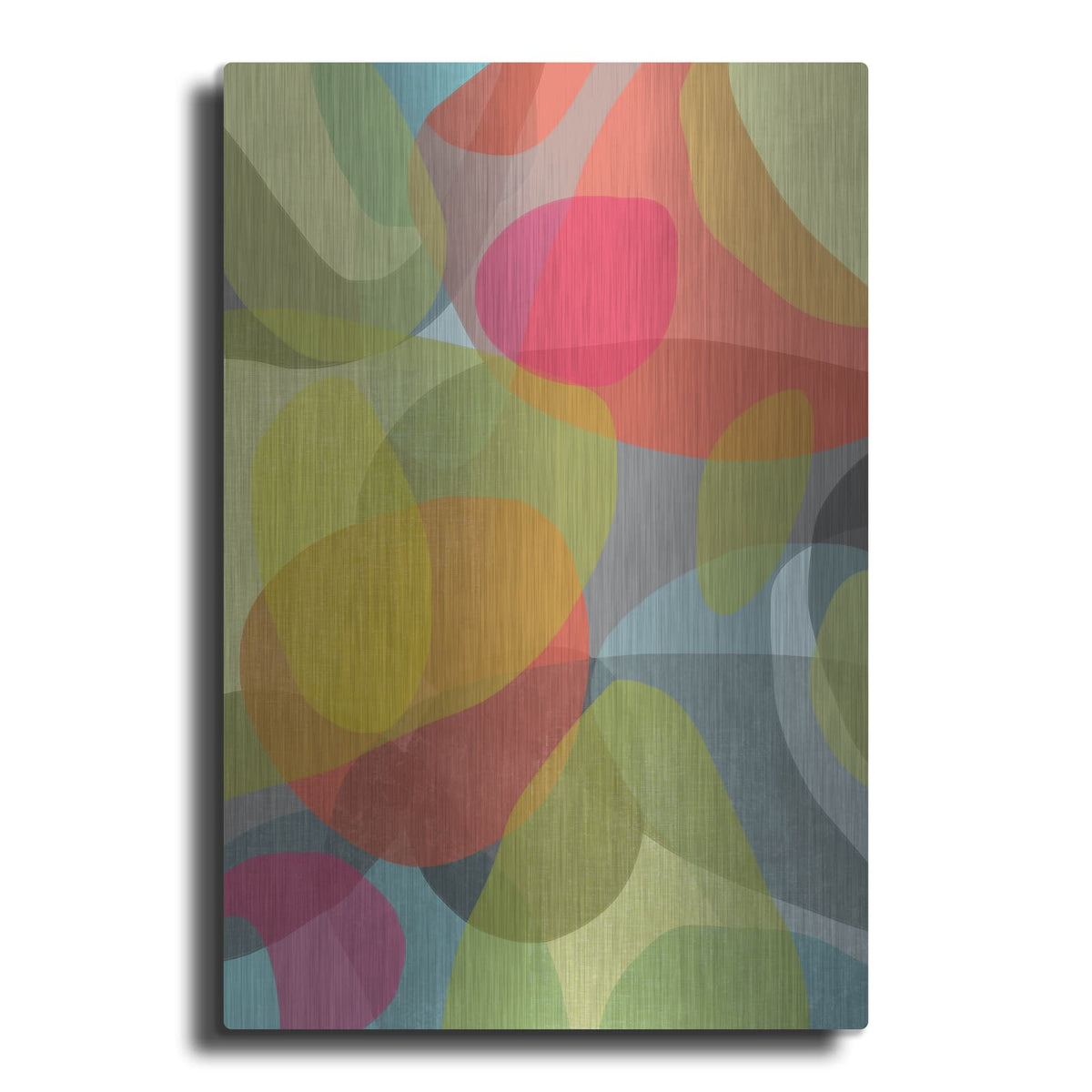 'Layered Earth Two' by Jan Weiss – Metal Wall Art