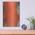 'Orange Tide' by Jan Weiss – Metal Wall Art, 12x16 room view