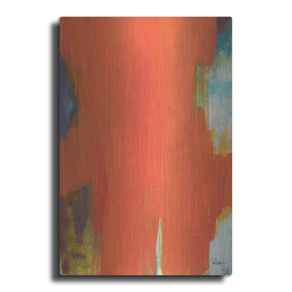 'Orange Tide' by Jan Weiss – Metal Wall Art
