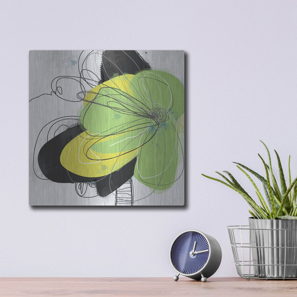 'Joyful Soul 2' by Jan Weiss – Metal Wall Art, 12x12 room view