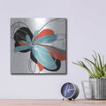 'The Flower Dances 1' by Jan Weiss – Metal Wall Art, 12x12 room view