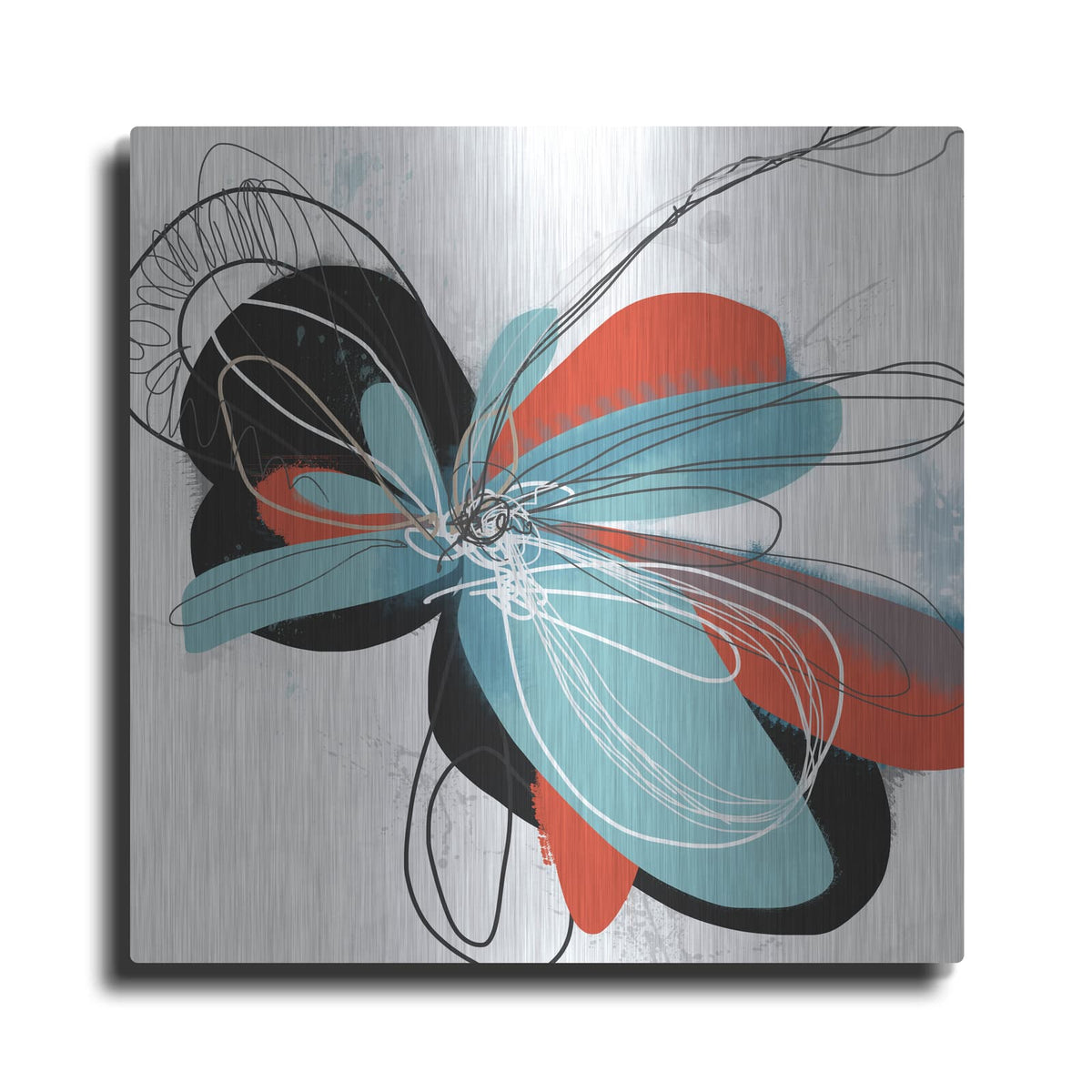 'The Flower Dances 1' by Jan Weiss – Metal Wall Art