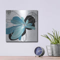 'The Flower Dances 2' by Jan Weiss – Metal Wall Art, 12x12 room view