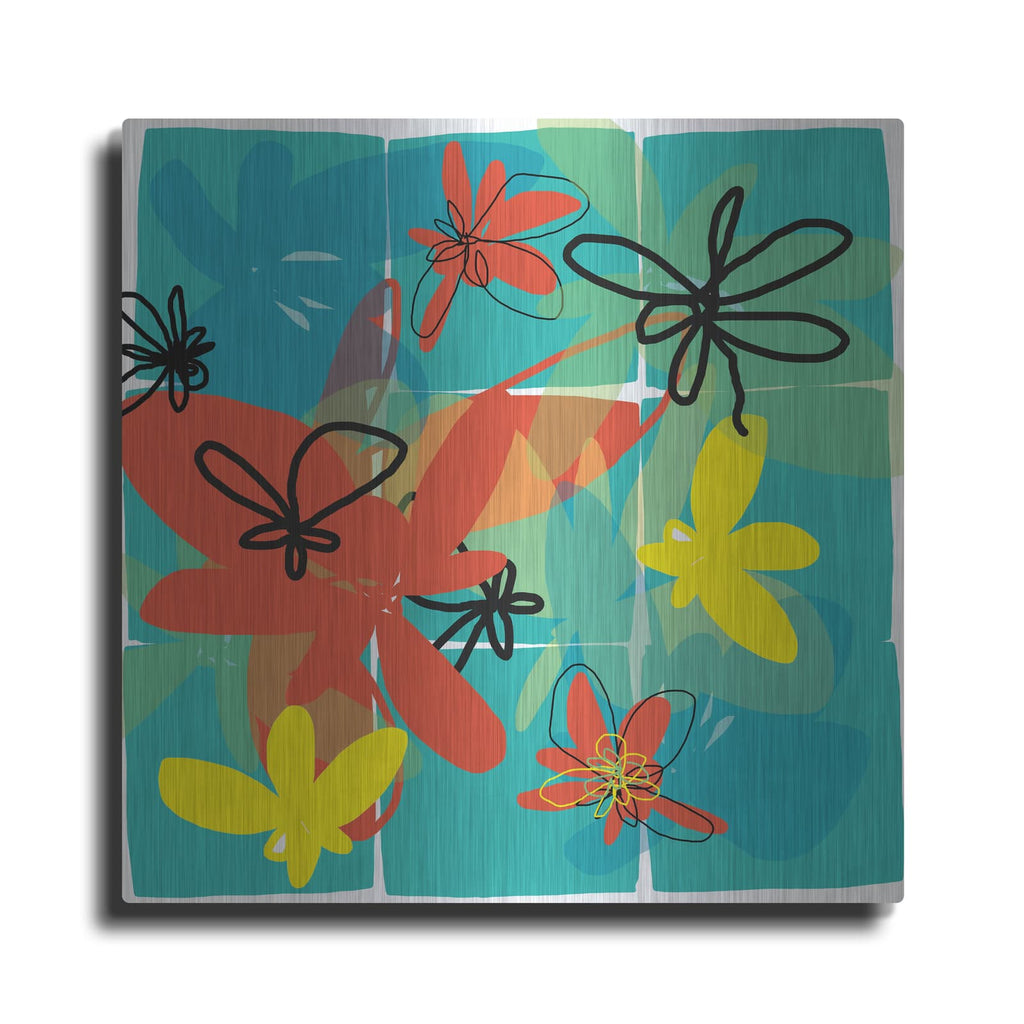 'Pop Goes Space One' by Jan Weiss – Metal Wall Art