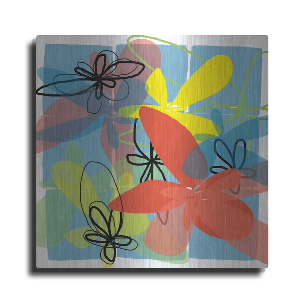 'Pop Goes Space Two' by Jan Weiss – Metal Wall Art