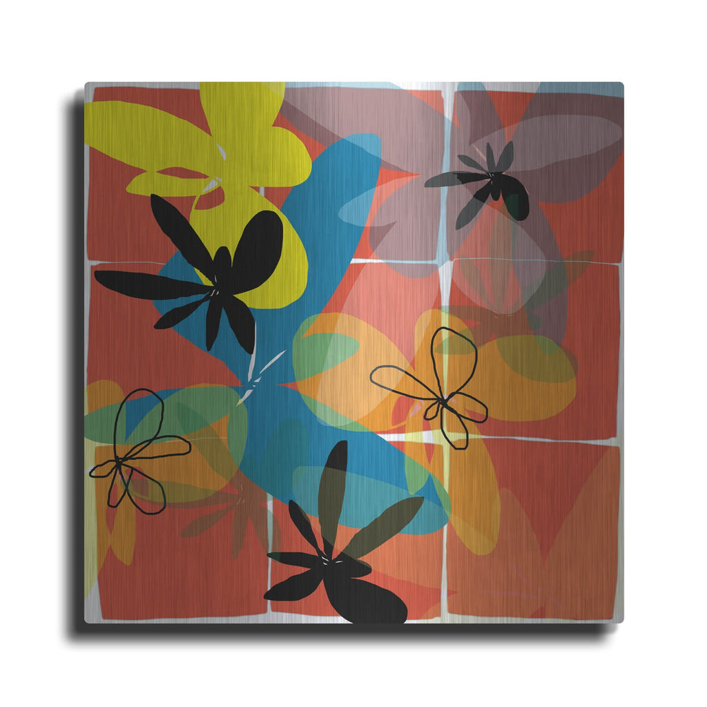 'Pop Goes Space Three' by Jan Weiss – Metal Wall Art