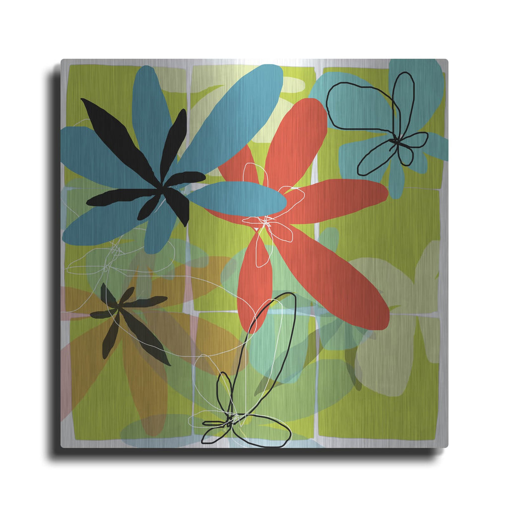 'Pop Goes Space Four' by Jan Weiss – Metal Wall Art