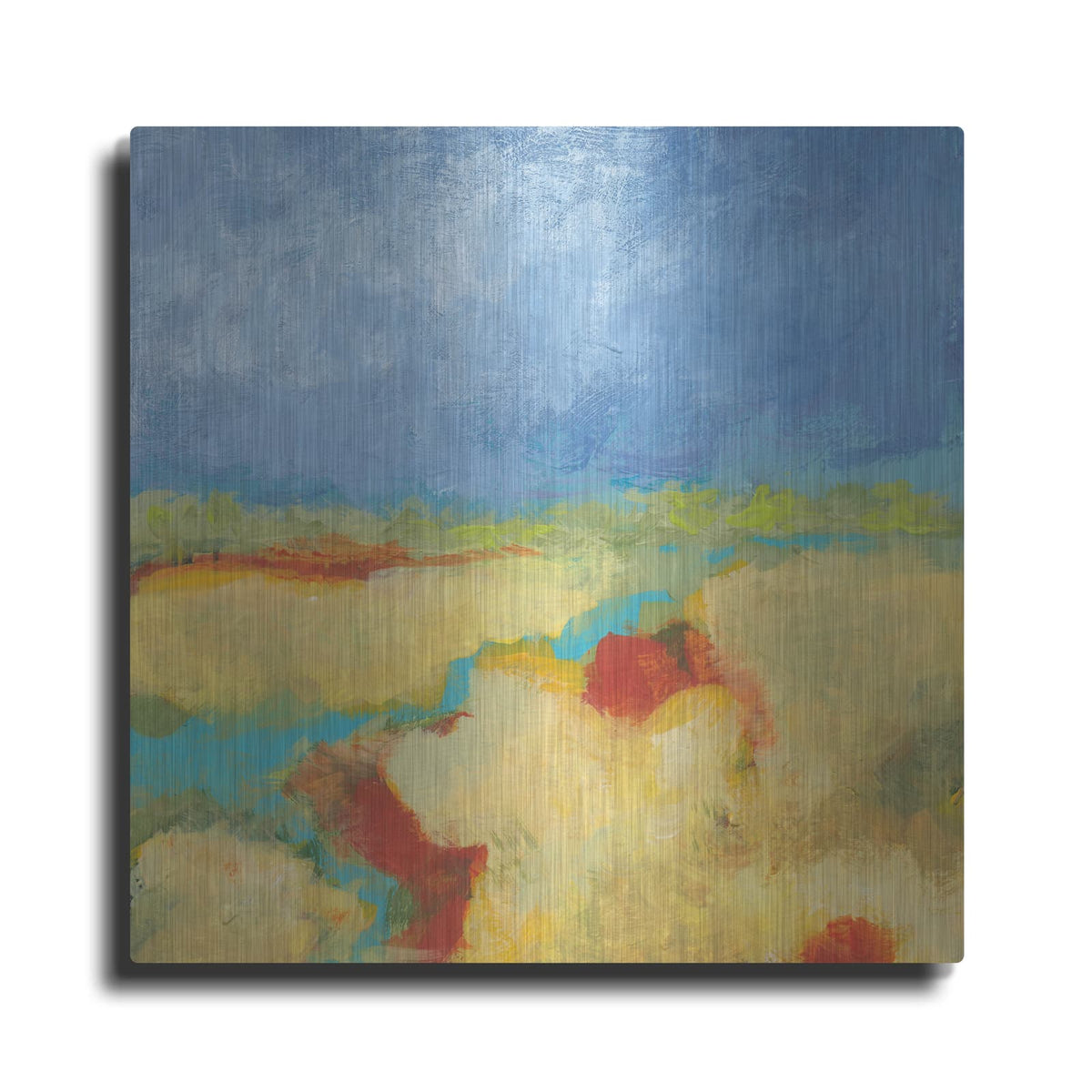 'Meandering River' by Jan Weiss – Metal Wall Art