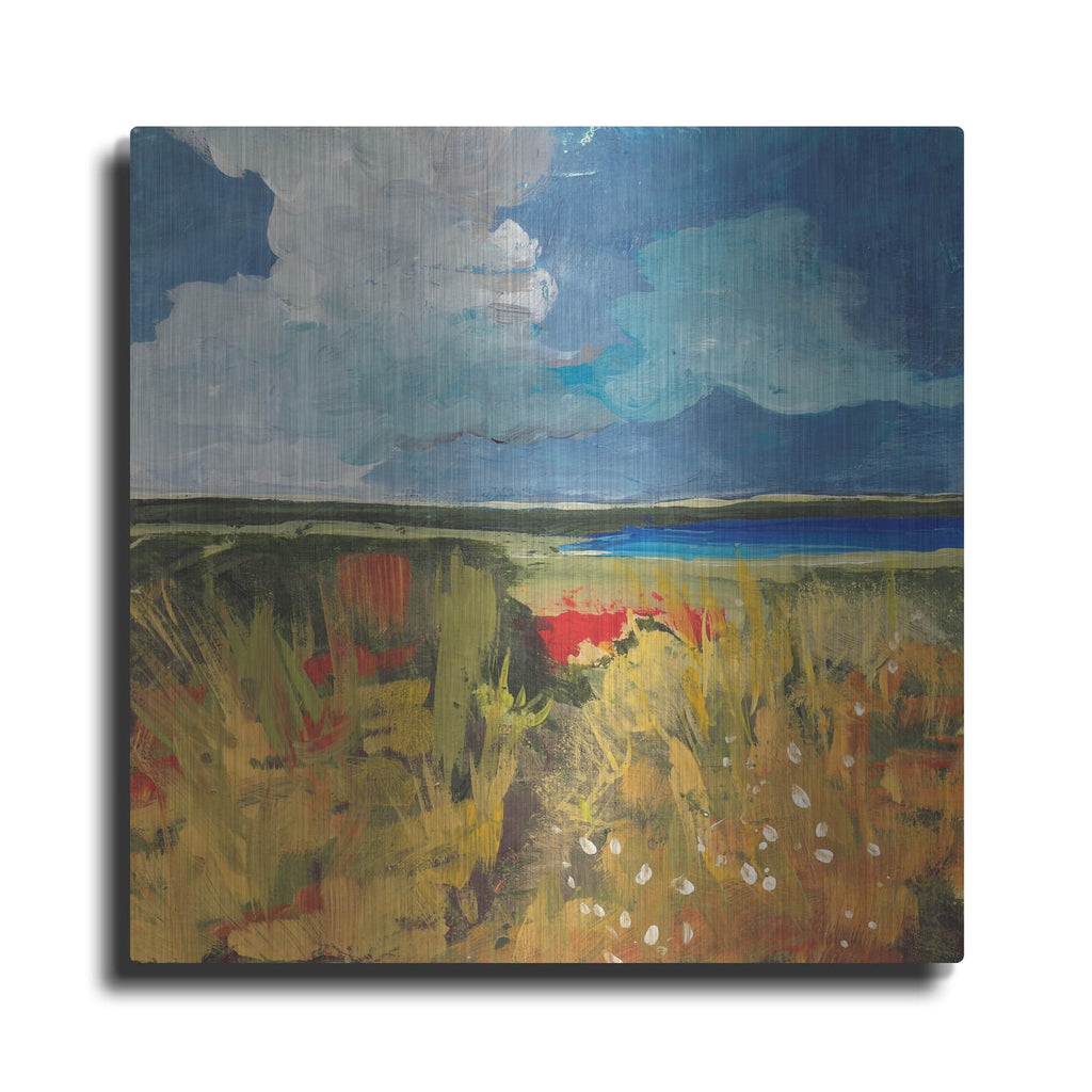 'Spring Wildflowers' by Jan Weiss – Metal Wall Art