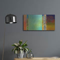 'Nighttime One' by Jan Weiss – Metal Wall Art, 24x12 room view