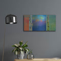 'Nighttime Two' by Jan Weiss – Metal Wall Art, 24x12 room view