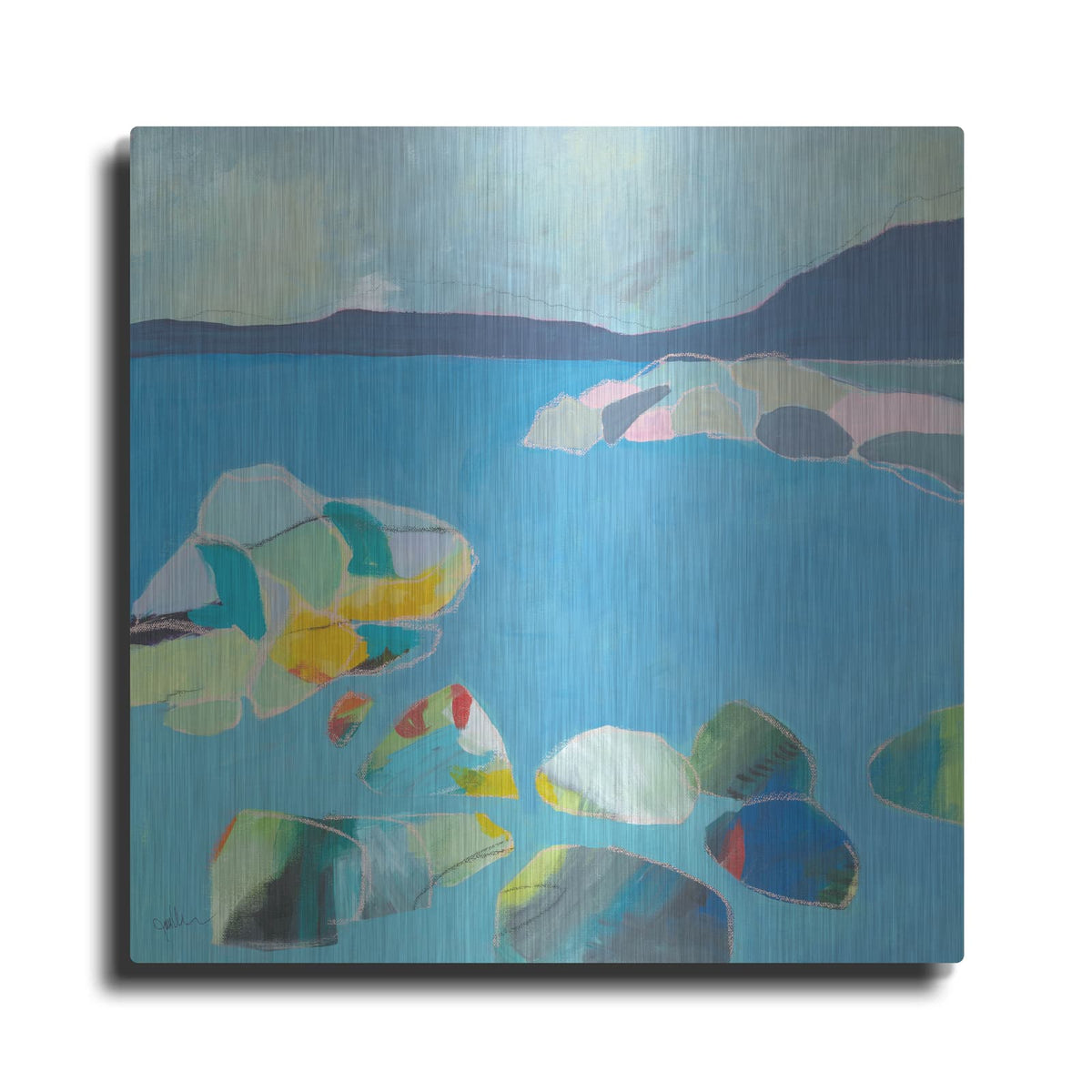'Sand Harbor Lake Tahoe 4' by Jan Weiss – Metal Wall Art