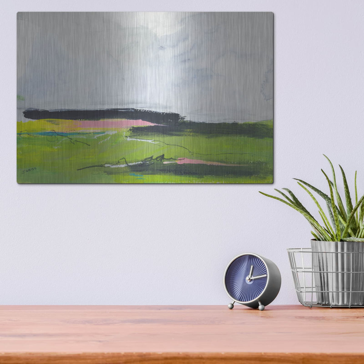 'Waiting For Spring 2' by Jan Weiss – Metal Wall Art, 16x12 room view