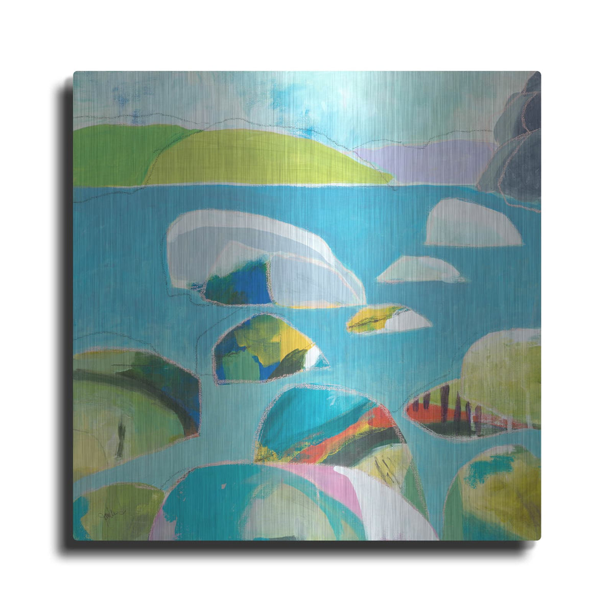 'Sand Harbor Lake Tahoe 3' by Jan Weiss – Metal Wall Art
