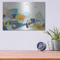 'Resort Town 4' by Jan Weiss – Metal Wall Art, 16x12 room view