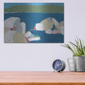 'Sand Harbor No. 1' by Jan Weiss – Metal Wall Art, 16x12 room view