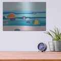 'Marine Layers No. 3' by Jan Weiss – Metal Wall Art, 16x12 room view