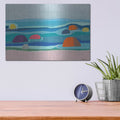 'Marine Layers No. 4' by Jan Weiss – Metal Wall Art, 16x12 room view