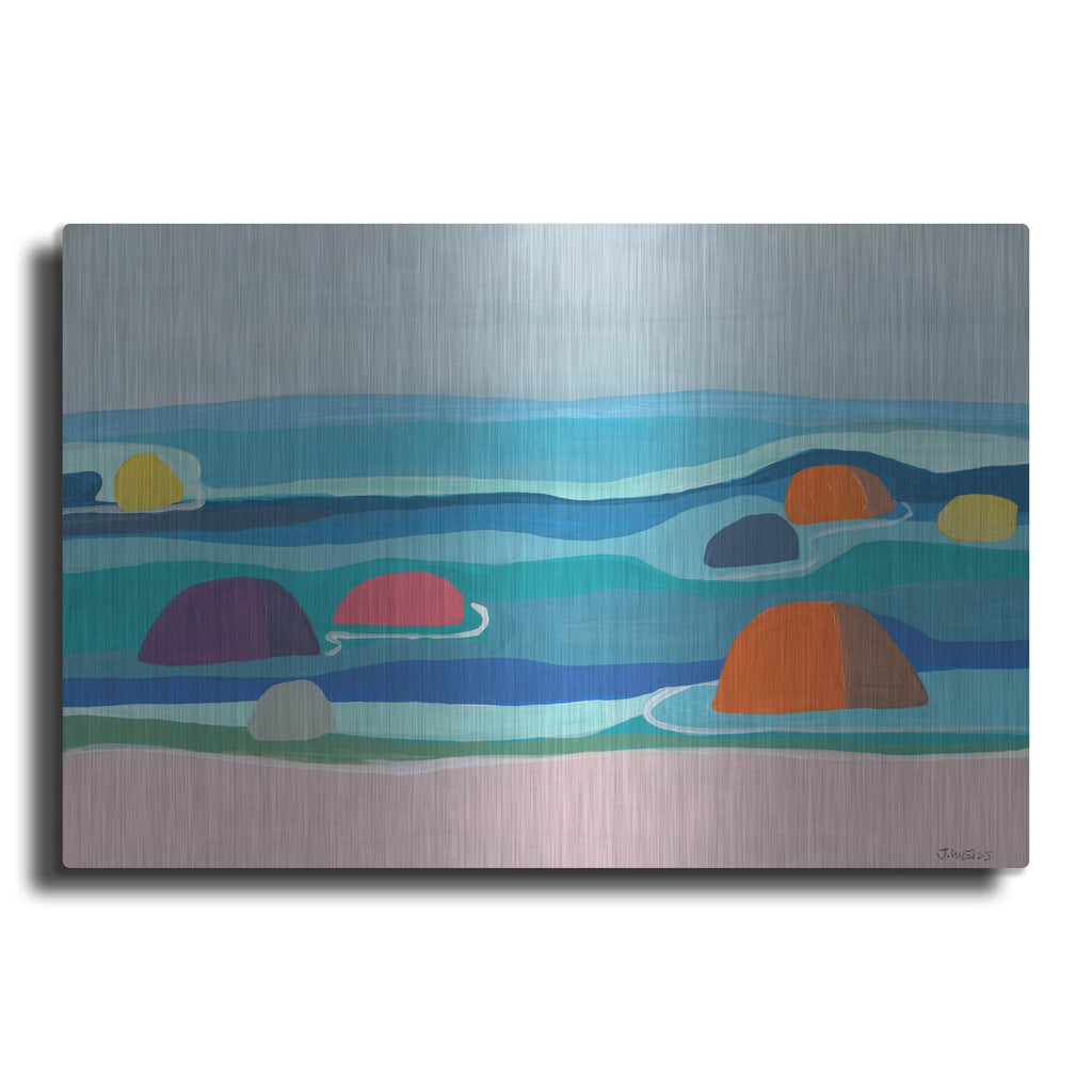 'Marine Layers No. 4' by Jan Weiss – Metal Wall Art