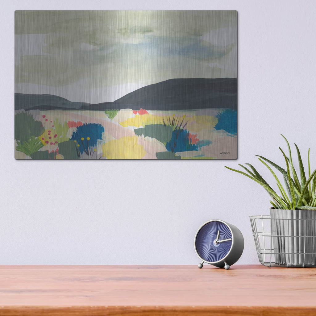 'Take Root In The Arid Soil 1' by Jan Weiss – Metal Wall Art, 16x12 room view