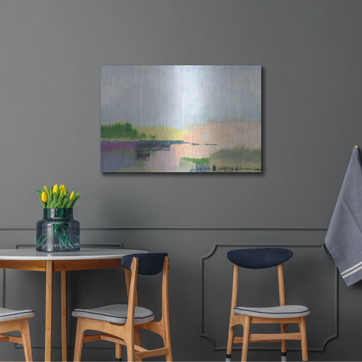 'In The Desert Quiet 2' by Jan Weiss – Metal Wall Art, 36x24 room view