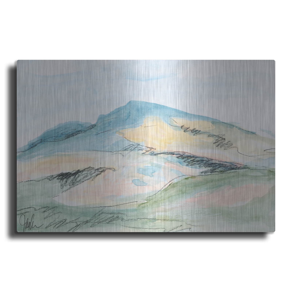 'Mt. Diablo No. 2' by Jan Weiss – Metal Wall Art