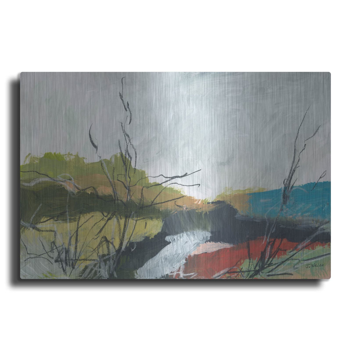 'To The Sea No. 2' by Jan Weiss – Metal Wall Art