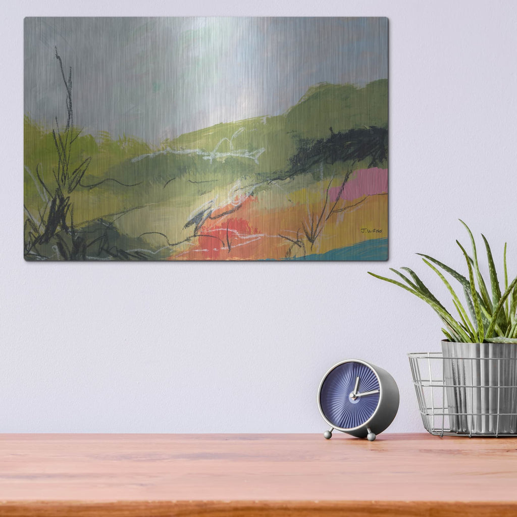'Wandering No. 1' by Jan Weiss – Metal Wall Art, 16x12 room view