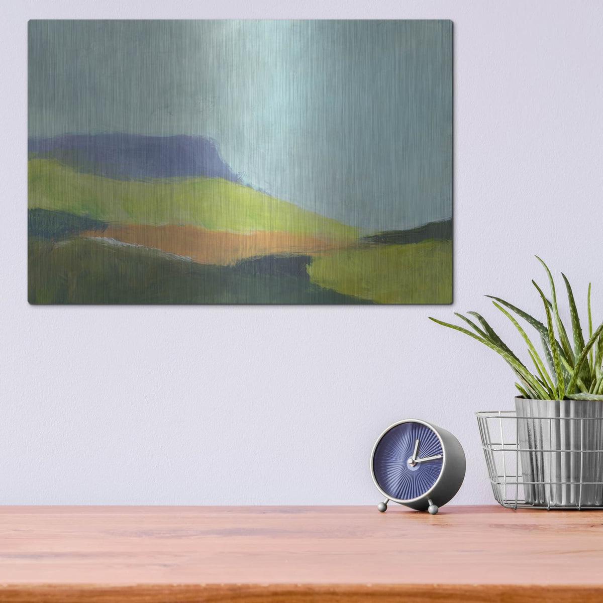 'Pch 2 Central Coast' by Jan Weiss – Metal Wall Art, 16x12 room view