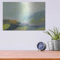 'Natures First Green' by Jan Weiss – Metal Wall Art, 16x12 room view
