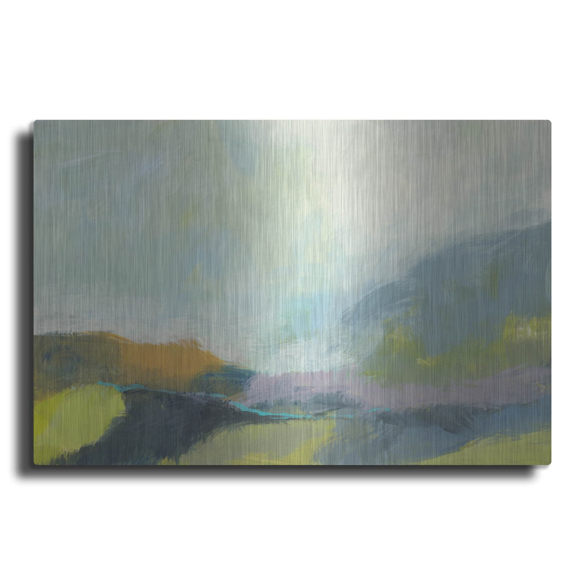 'Natures First Green' by Jan Weiss – Metal Wall Art