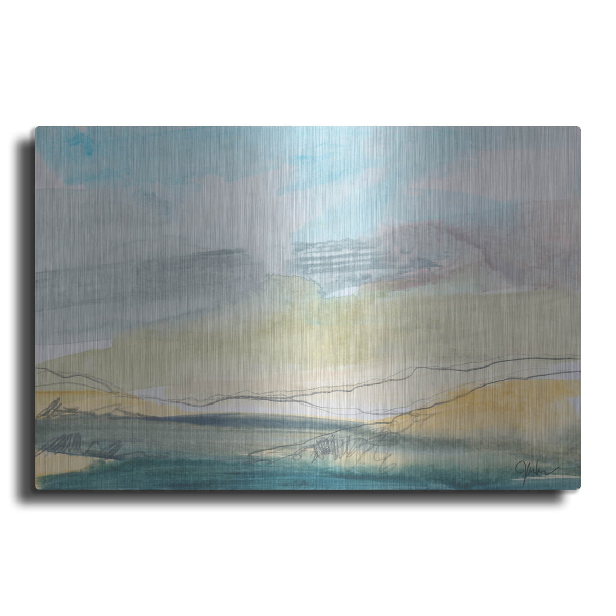 'Upon My Spirit Flings' by Jan Weiss – Metal Wall Art