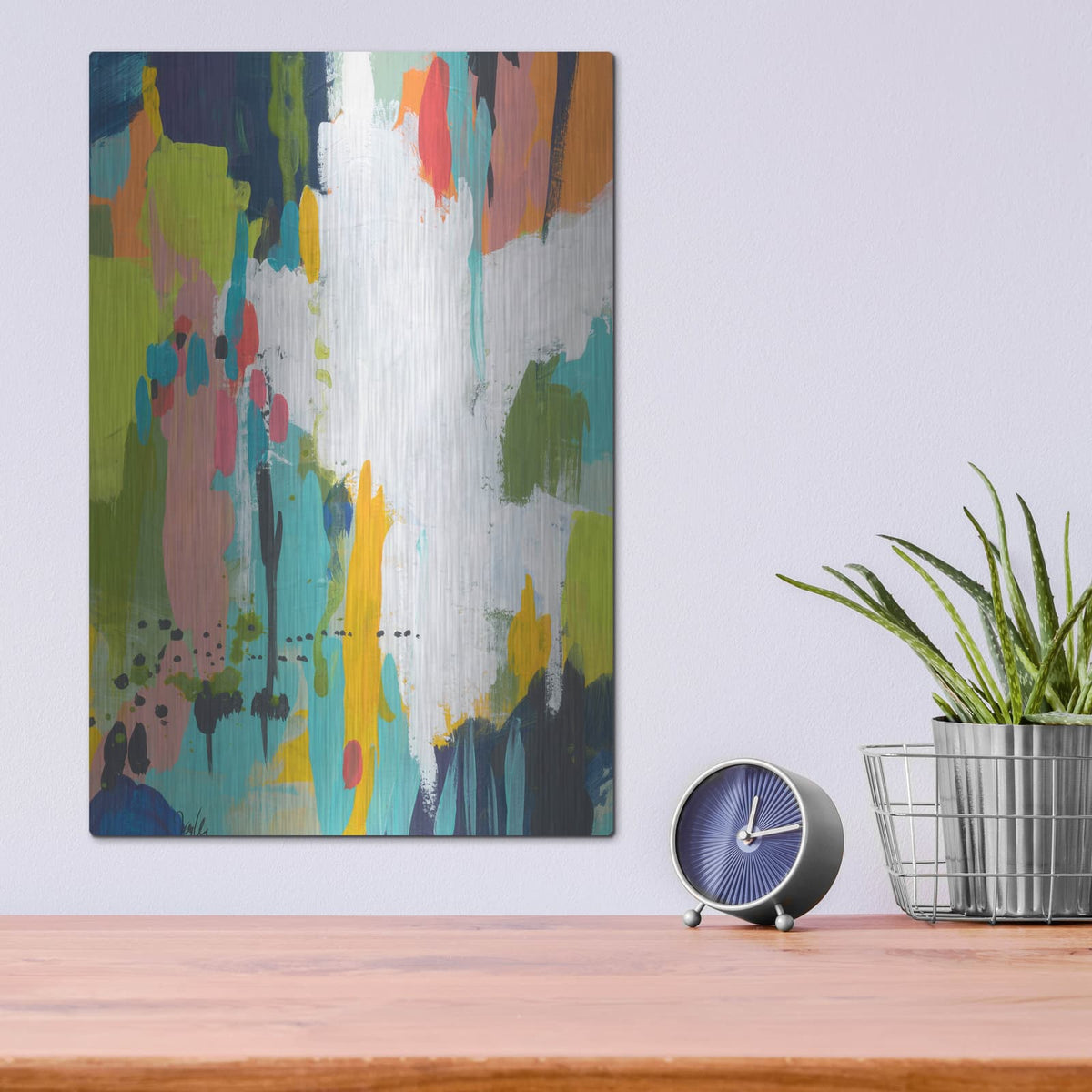 'Summer Field' by Jan Weiss – Metal Wall Art, 12x16 room view