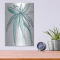 'Teal In Nature' by Jan Weiss – Metal Wall Art, 12x16 room view