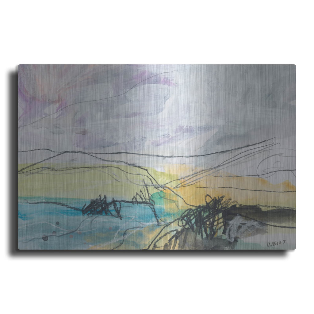 'Trail To The Sea' by Jan Weiss – Metal Wall Art