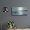 'Tempestuous Sea' by Jan Weiss – Metal Wall Art, 24x12 room view