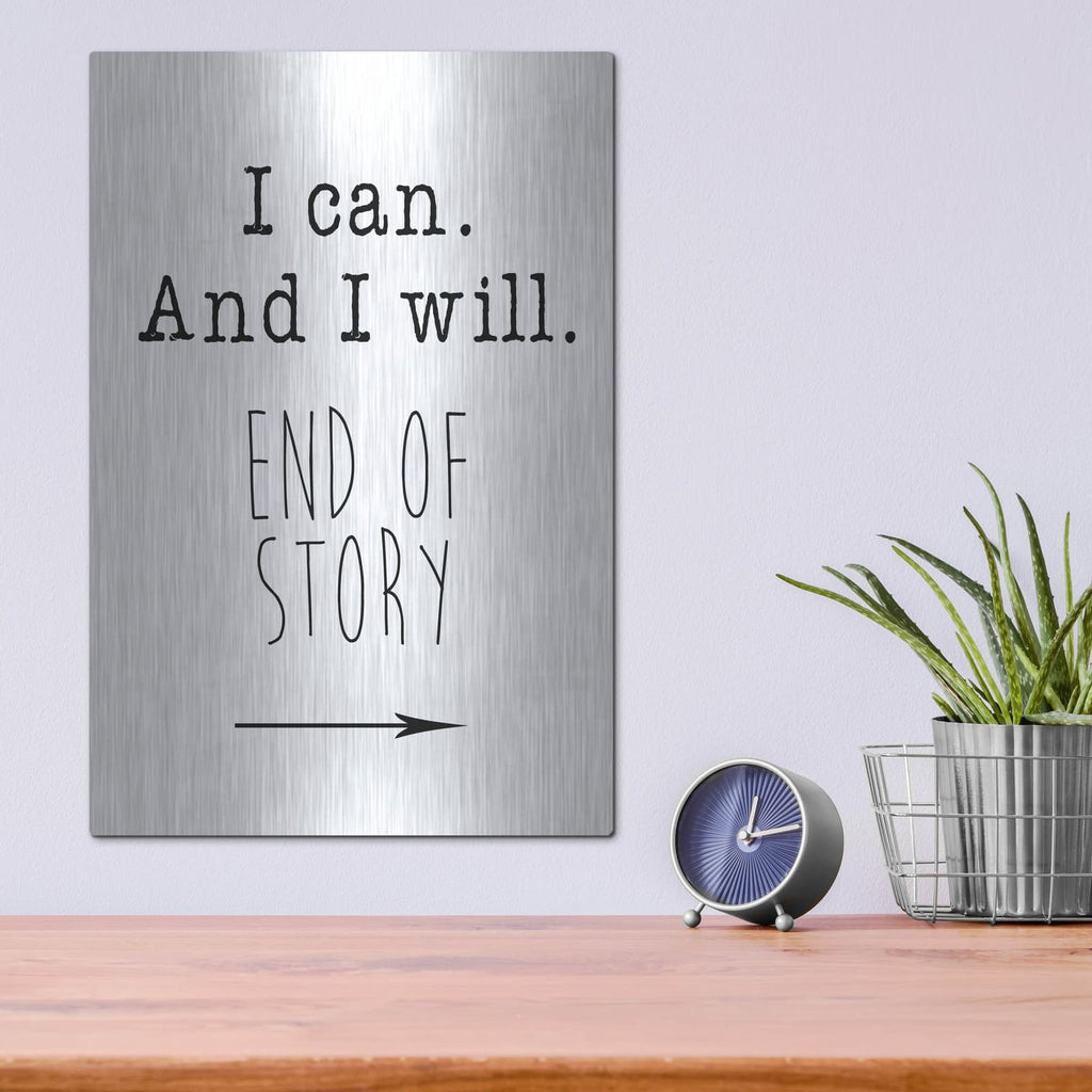 'I Can' by Jan Weiss – Metal Wall Art, 12x16 room view