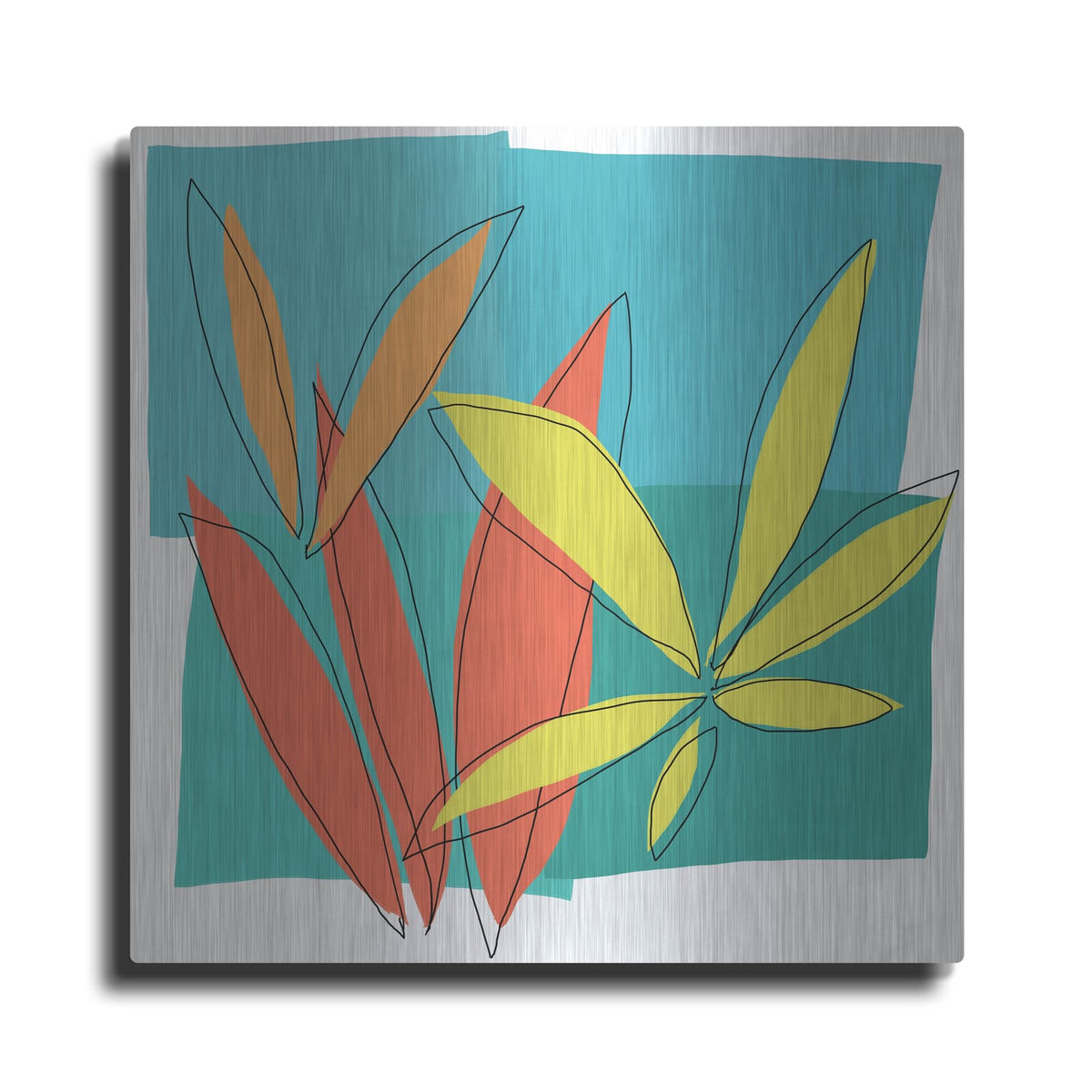 'Grasses I' by Jan Weiss – Metal Wall Art