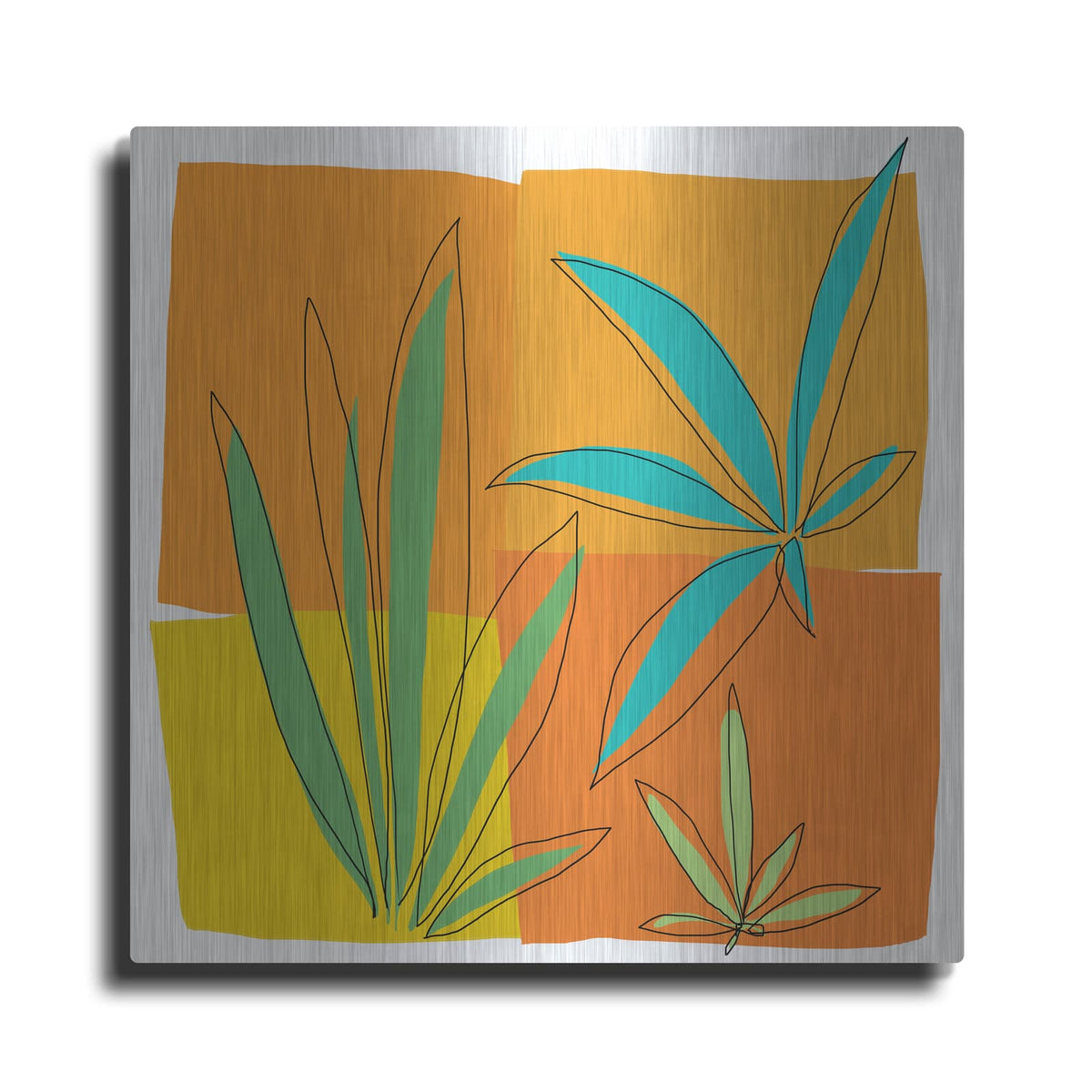 'Grasses Ii' by Jan Weiss – Metal Wall Art